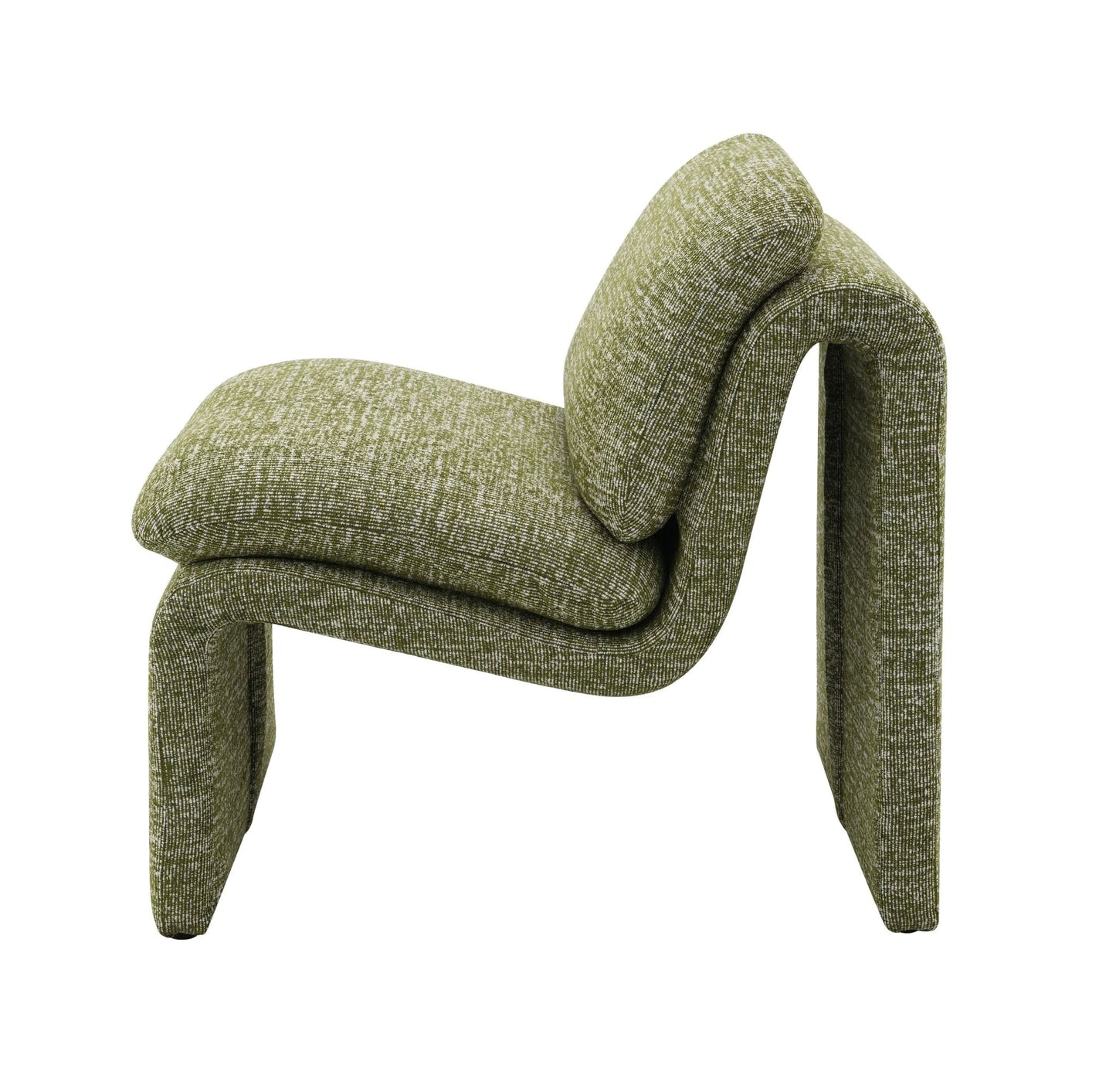 Innovative Elegance Jaeda Accent Chair in Curved Shape - 1st Choice Furniture Direct