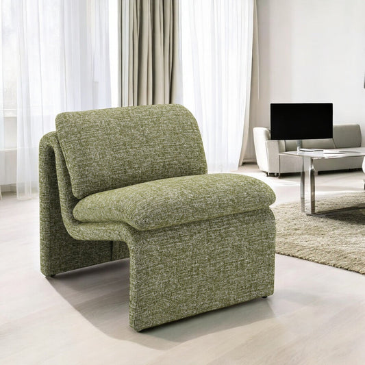 Innovative Elegance Jaeda Accent Chair in Curved Shape - 1st Choice Furniture Direct