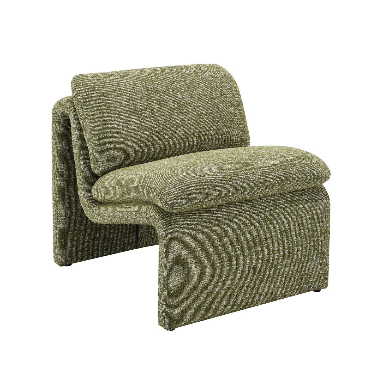 Innovative Elegance Jaeda Accent Chair in Curved Shape - 1st Choice Furniture Direct