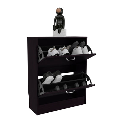 Inola Two - Door Shoe Rack Cabinet With Adjustable Shelves, Modern Storage Organizer - 1st Choice Furniture Direct
