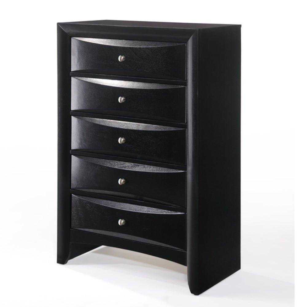 Ireland Black Finish Chest - 1st Choice Furniture Direct