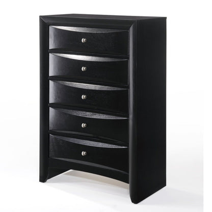 Ireland Black Finish Chest - 1st Choice Furniture Direct