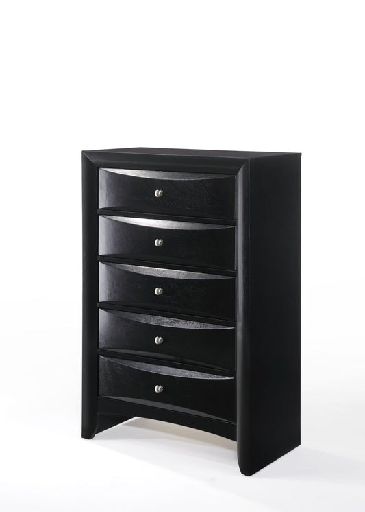 Ireland Black Finish Chest - 1st Choice Furniture Direct