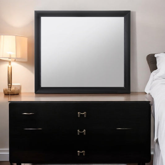 Ireland Black Finish Mirror - 1st Choice Furniture Direct