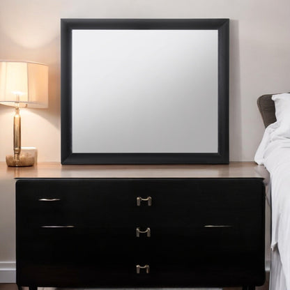Ireland Black Finish Mirror - 1st Choice Furniture Direct