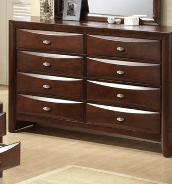Ireland Espresso Finish Dresser - 1st Choice Furniture Direct