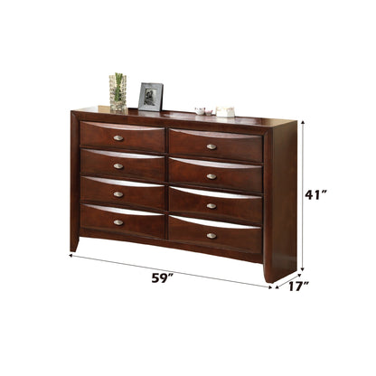 Ireland Espresso Finish Dresser - 1st Choice Furniture Direct