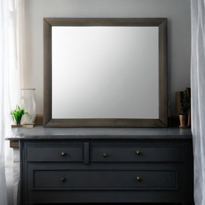 Ireland Gray Oak Finish Mirror - 1st Choice Furniture Direct