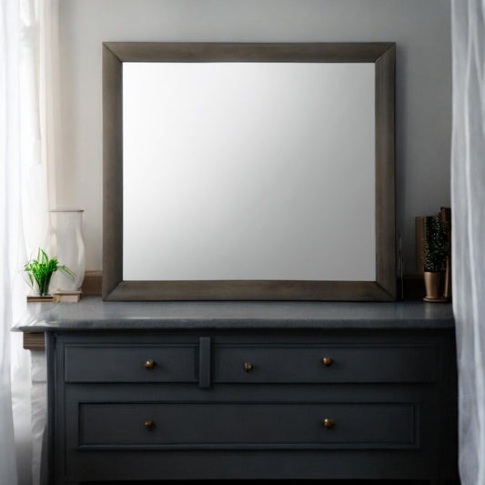 Ireland Gray Oak Finish Mirror - 1st Choice Furniture Direct
