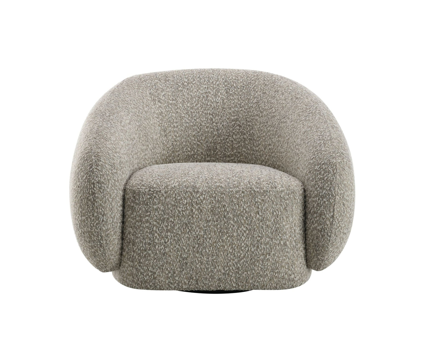 Isabel Brown Boucle Chair W/Swivel - 1st Choice Furniture Direct