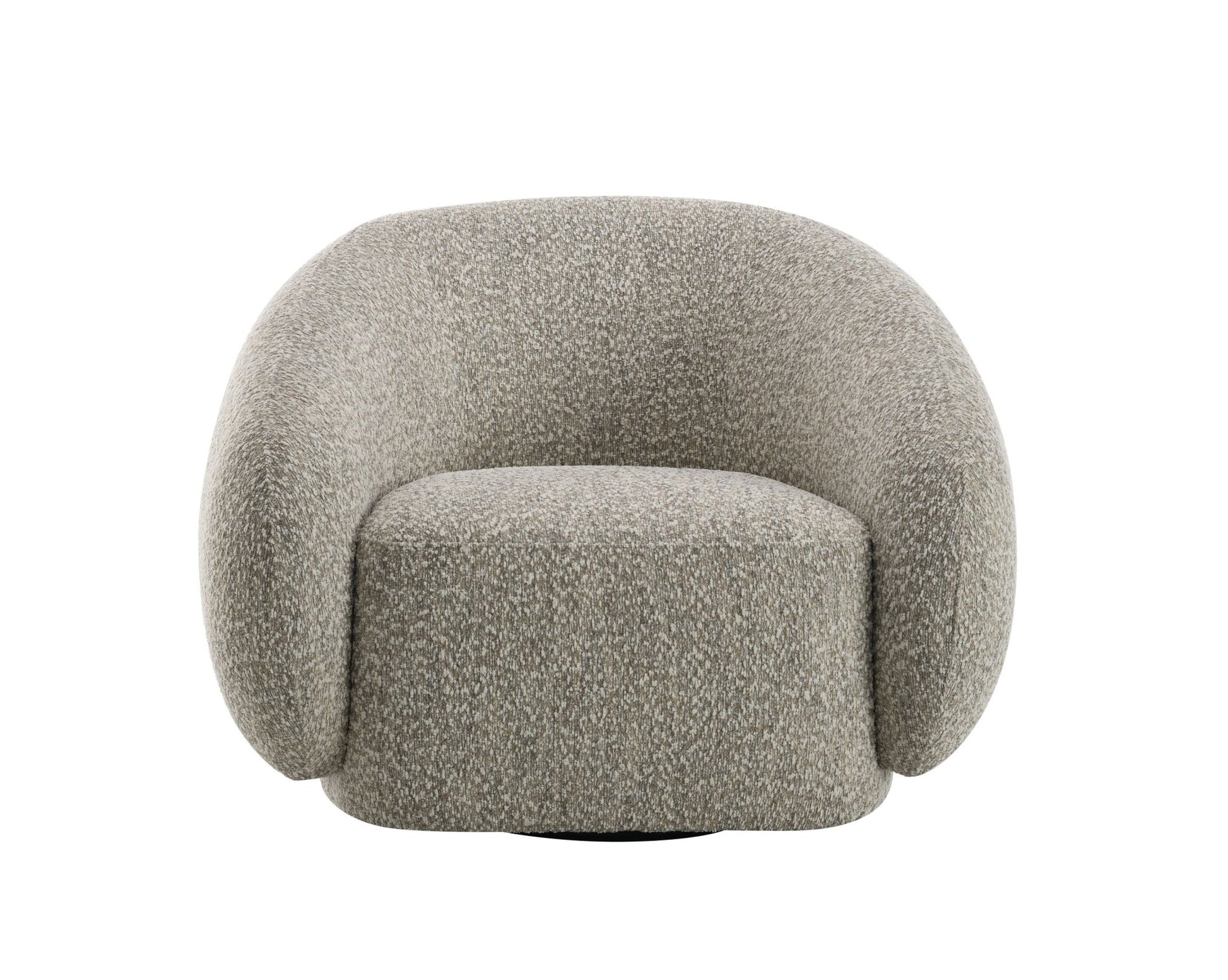 Isabel Brown Boucle Chair W/Swivel - 1st Choice Furniture Direct
