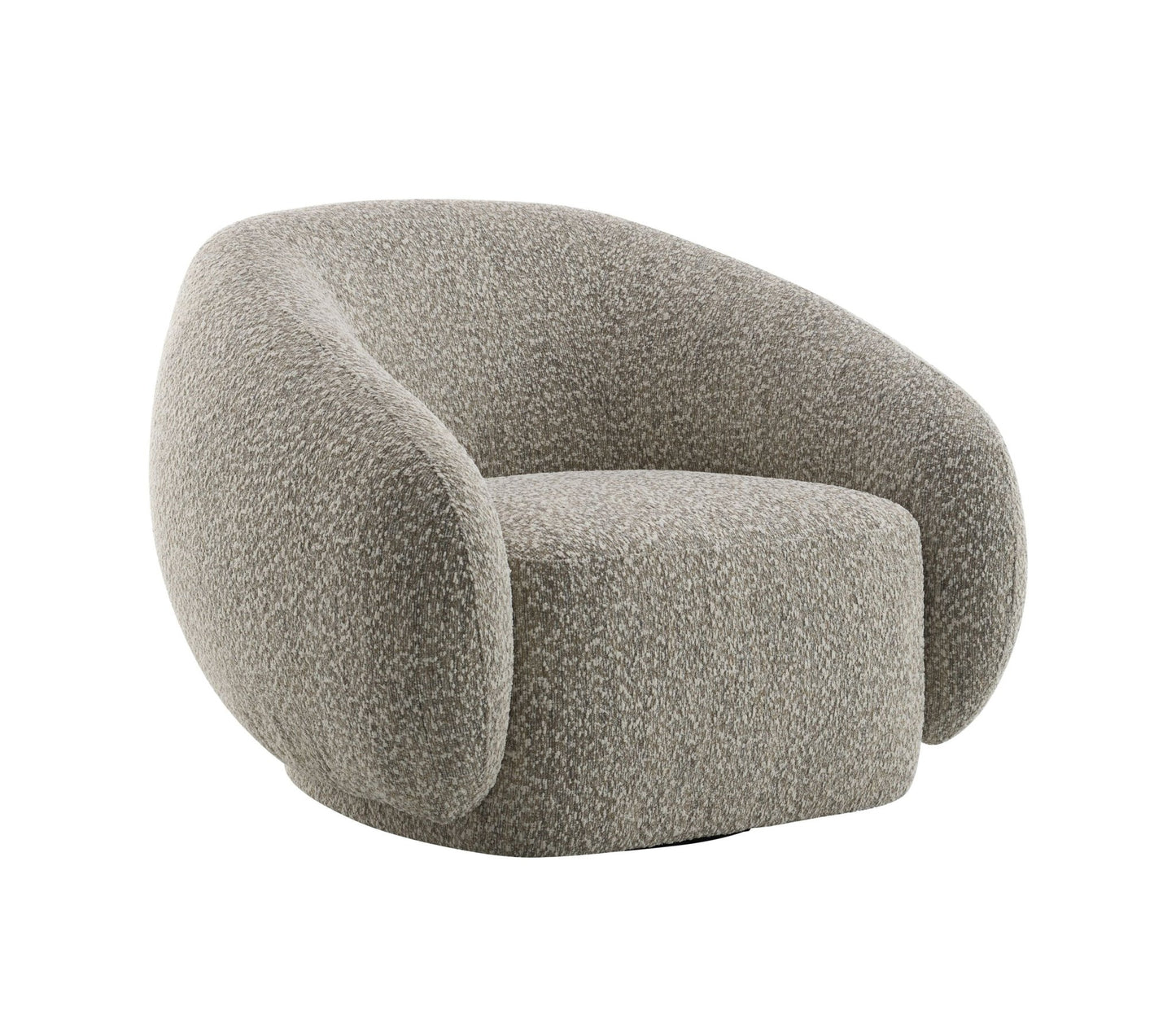 Isabel Brown Boucle Chair W/Swivel - 1st Choice Furniture Direct