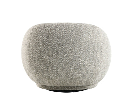 Isabel Brown Boucle Chair W/Swivel - 1st Choice Furniture Direct