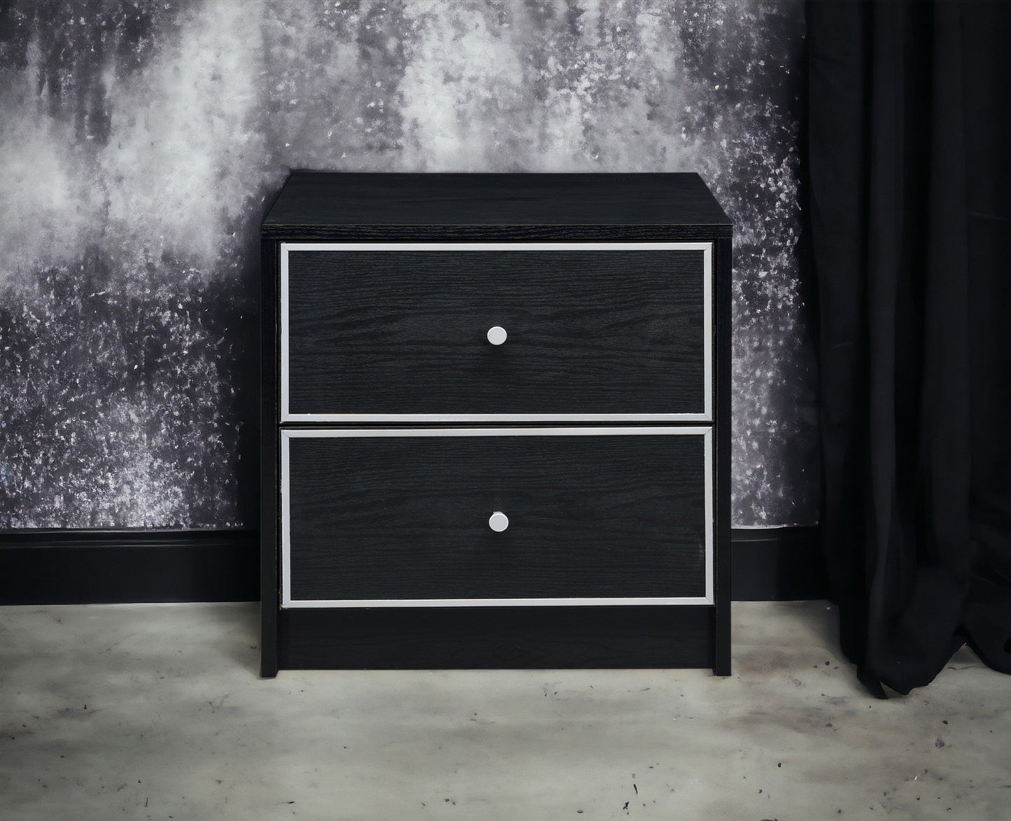 Jabir Black & Silver Accent Table with Variety & Selection - 1st Choice Furniture Direct