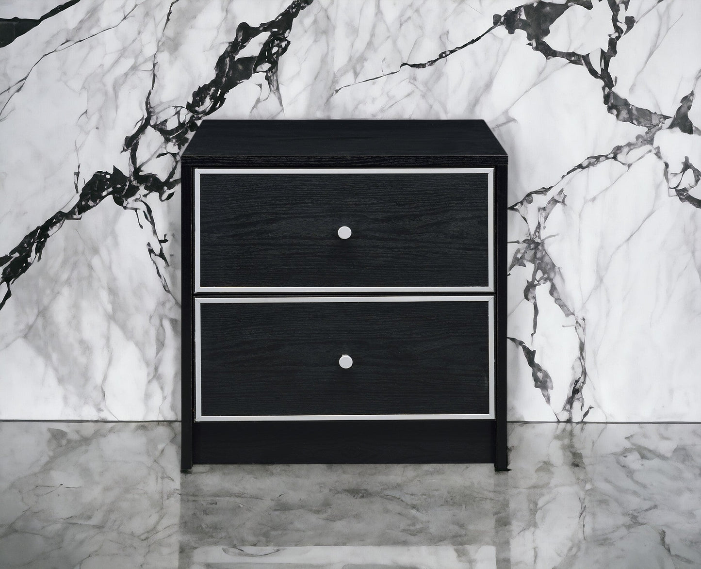 Jabir Black & Silver Accent Table with Variety & Selection - 1st Choice Furniture Direct