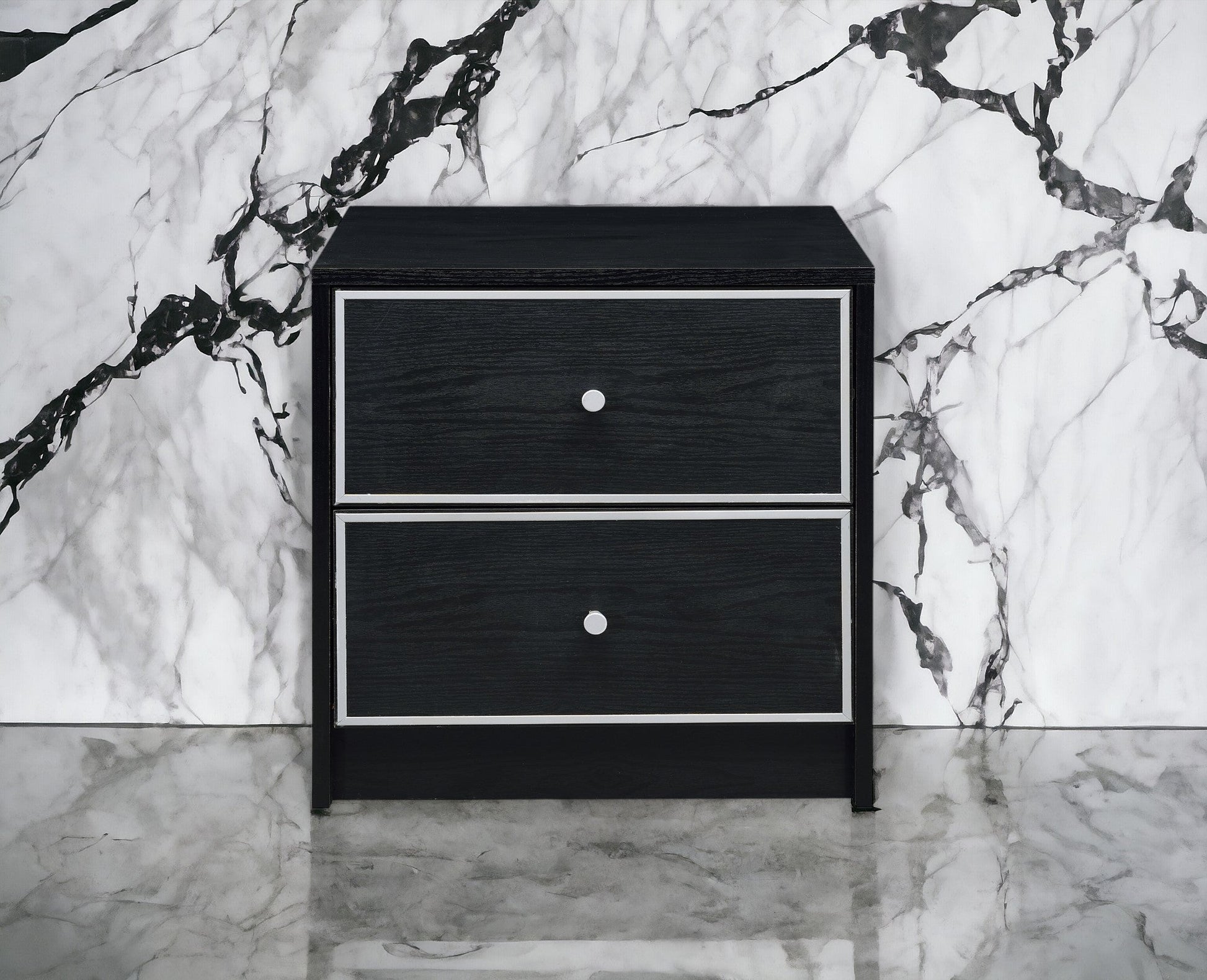 Jabir Black & Silver Accent Table with Variety & Selection - 1st Choice Furniture Direct
