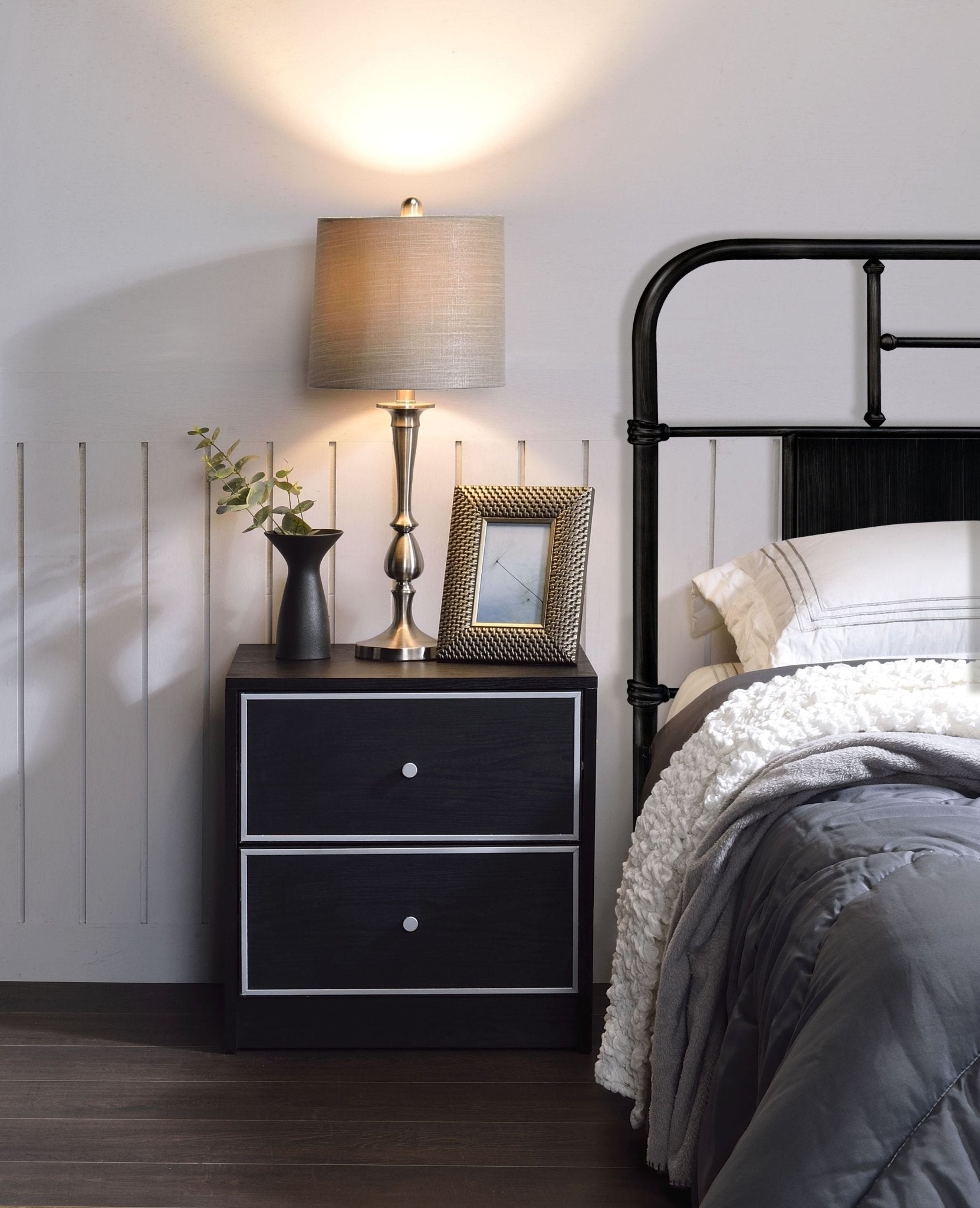 Jabir Black & Silver Accent Table with Variety & Selection - 1st Choice Furniture Direct