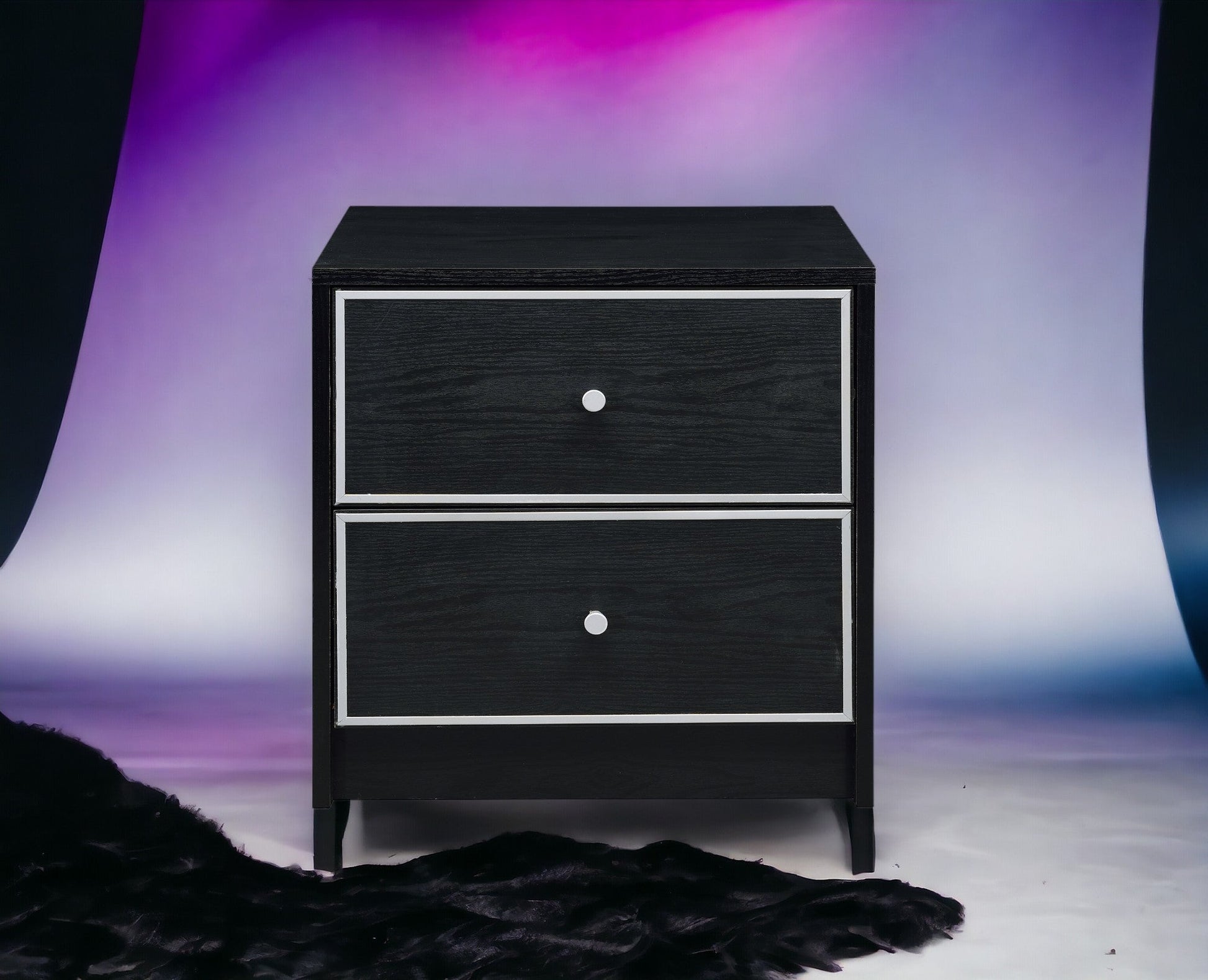Jabir Black & Silver Accent Table with Variety & Selection - 1st Choice Furniture Direct