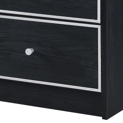 Jabir Black & Silver Accent Table with Variety & Selection - 1st Choice Furniture Direct