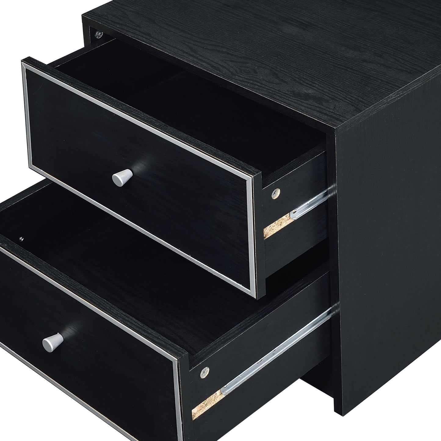 Jabir Black & Silver Accent Table with Variety & Selection - 1st Choice Furniture Direct