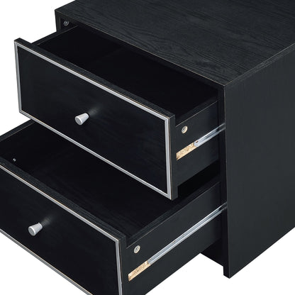 Jabir Black & Silver Accent Table with Variety & Selection - 1st Choice Furniture Direct