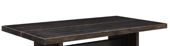 Jaramillo Gold & Rustic Espresso Finish Dining Table - 1st Choice Furniture Direct