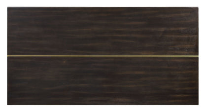 Jaramillo Gold & Rustic Espresso Finish Dining Table - 1st Choice Furniture Direct