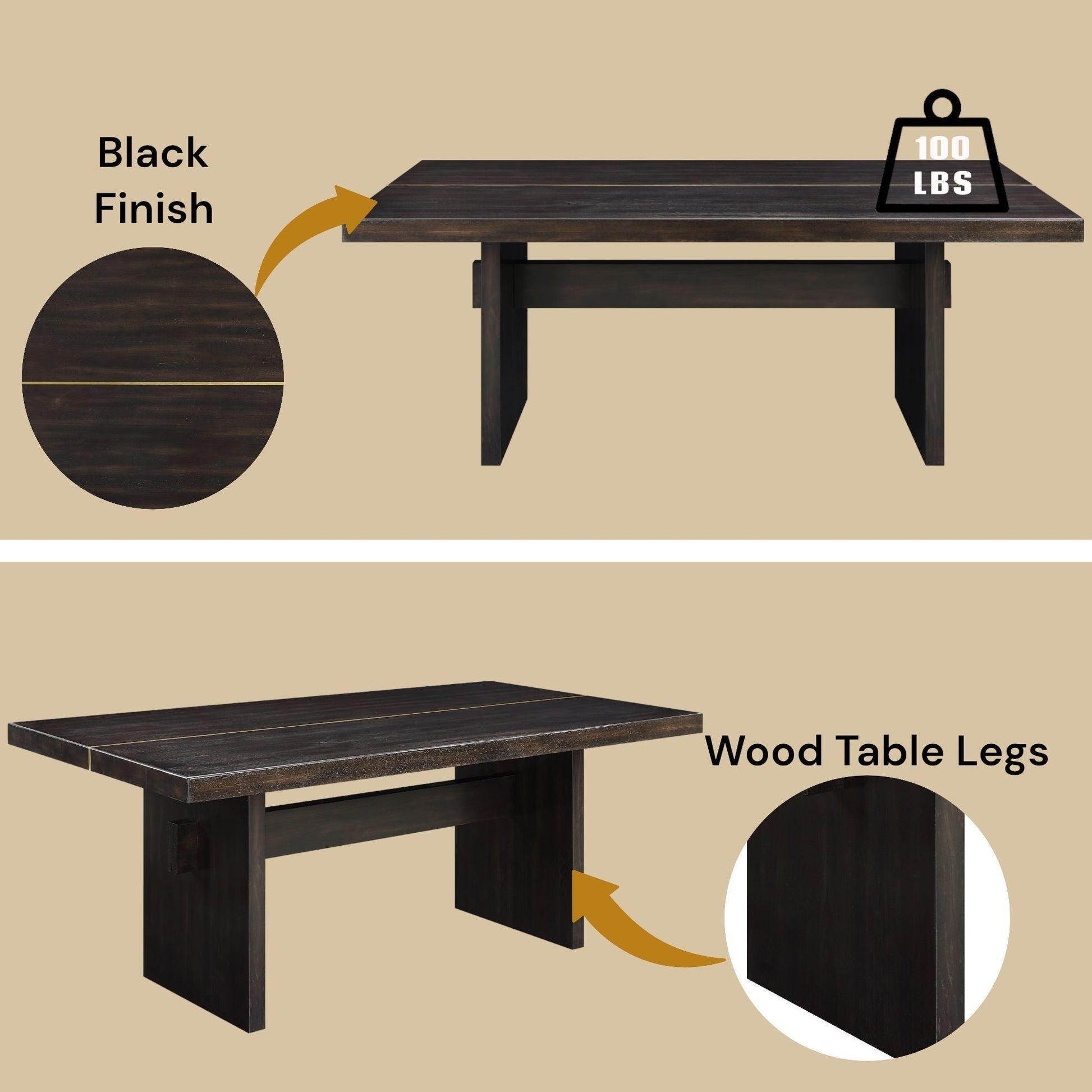 Jaramillo & Lomas 5 PCS Dining Room Set - 1st Choice Furniture Direct