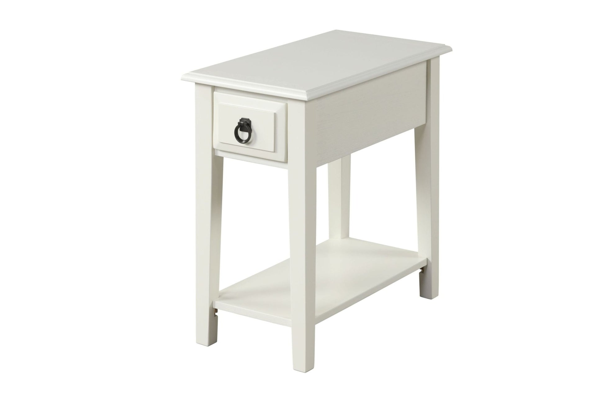 Jeana White Finish Accent Table - 1st Choice Furniture Direct