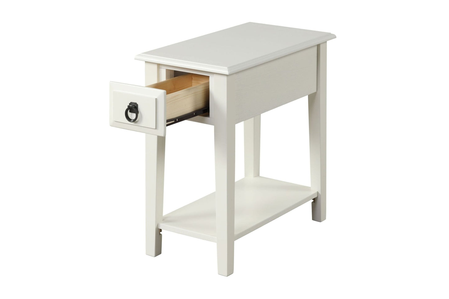 Jeana White Finish Accent Table - 1st Choice Furniture Direct