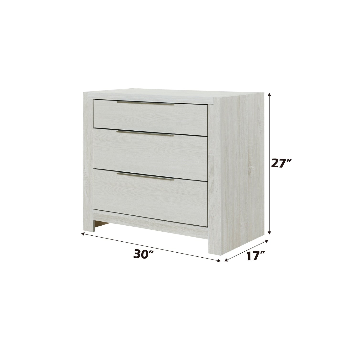Jehoram Beige Nightstand, No Assembly Required - 1st Choice Furniture Direct