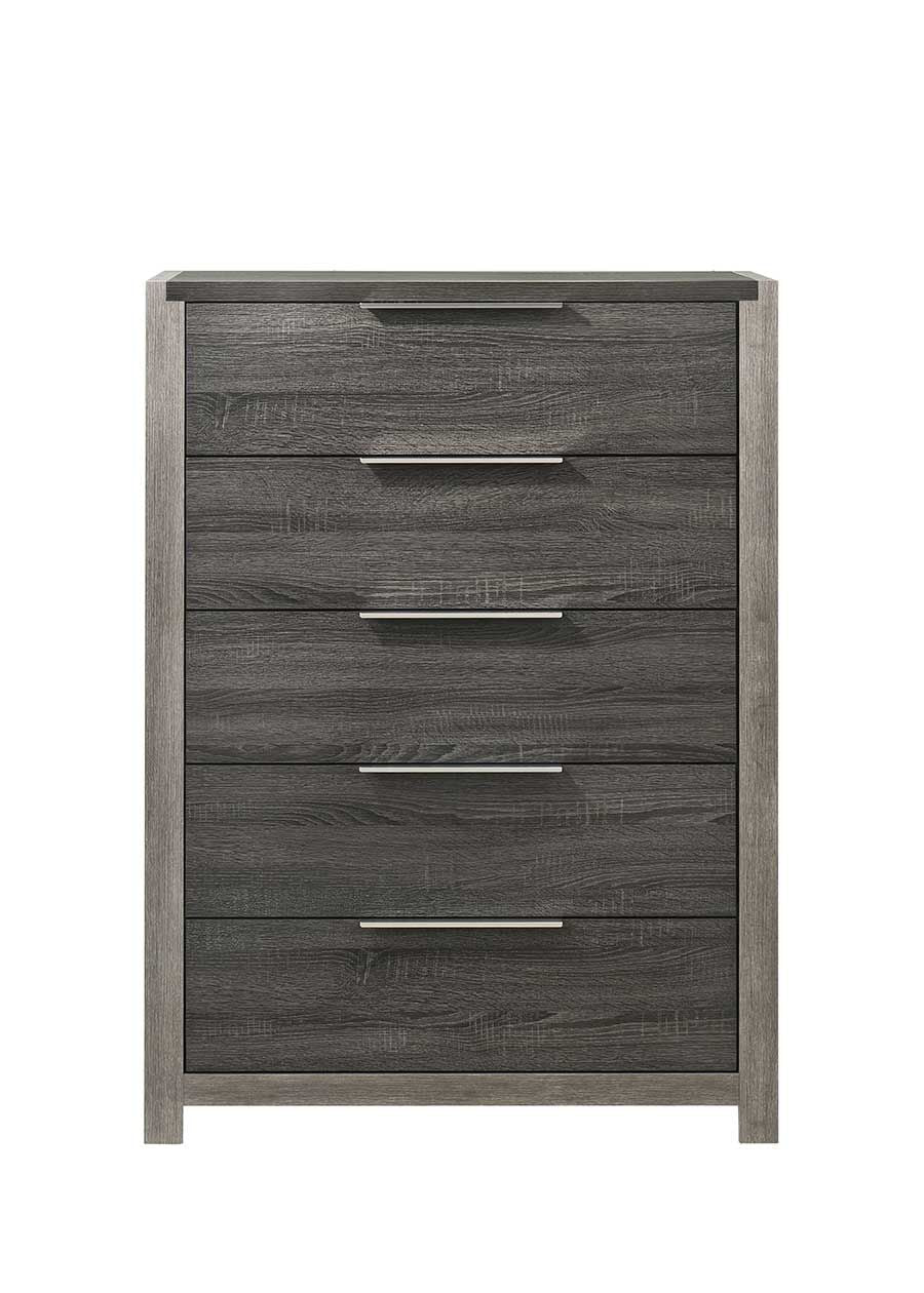 Jehoram Gray Finish Chest - 1st Choice Furniture Direct