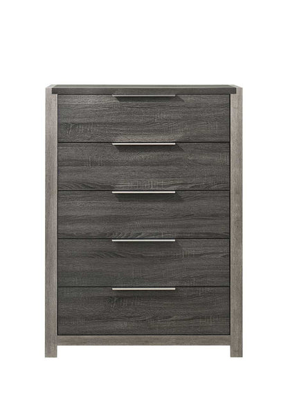 Jehoram Gray Finish Chest - 1st Choice Furniture Direct