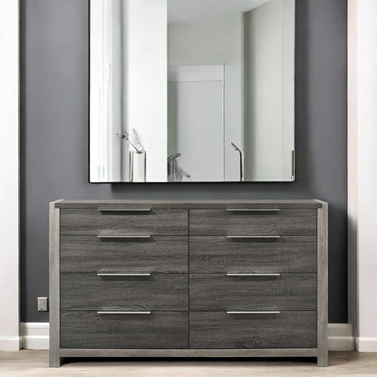 Jehoram Gray Finish Dresser - 1st Choice Furniture Direct