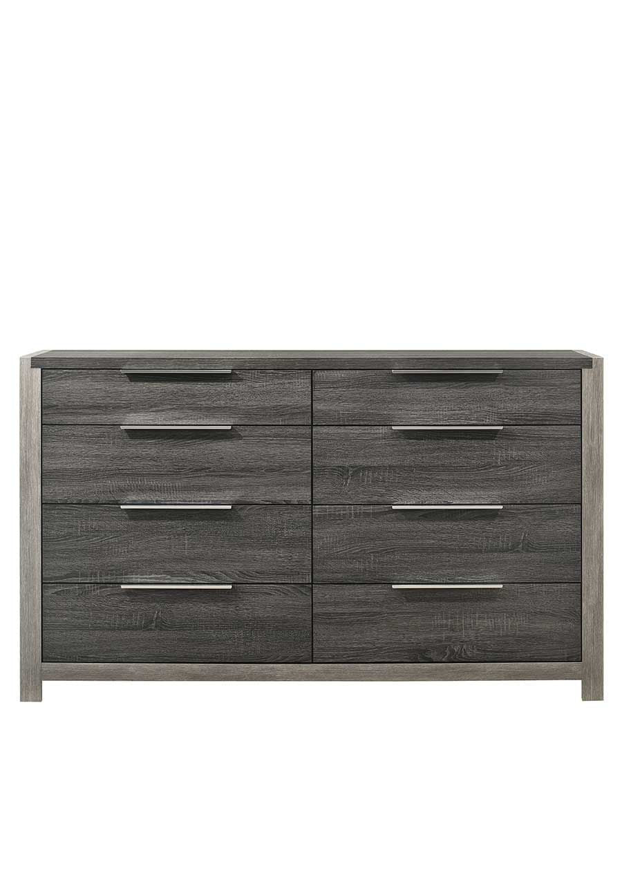 Jehoram Gray Finish Dresser - 1st Choice Furniture Direct