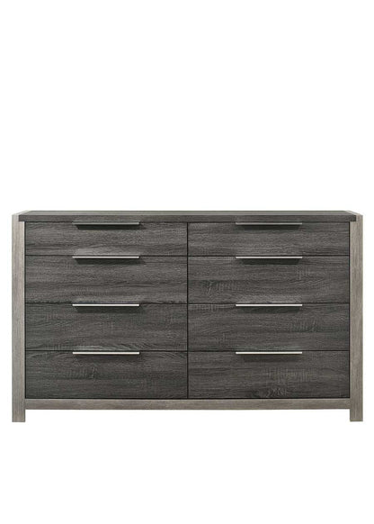 Jehoram Gray Finish Dresser - 1st Choice Furniture Direct