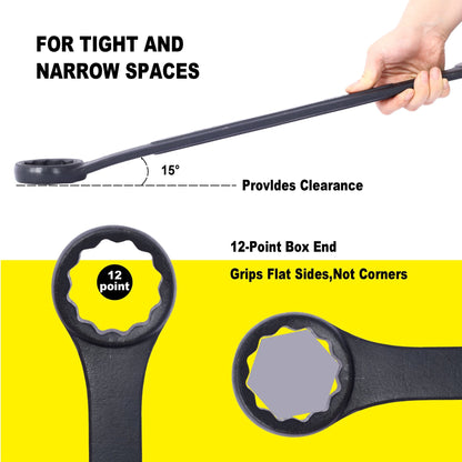 Jumbo Metric Wrench Set 34–50mm – Heavy Duty Combination Tools - 1st Choice Furniture Direct
