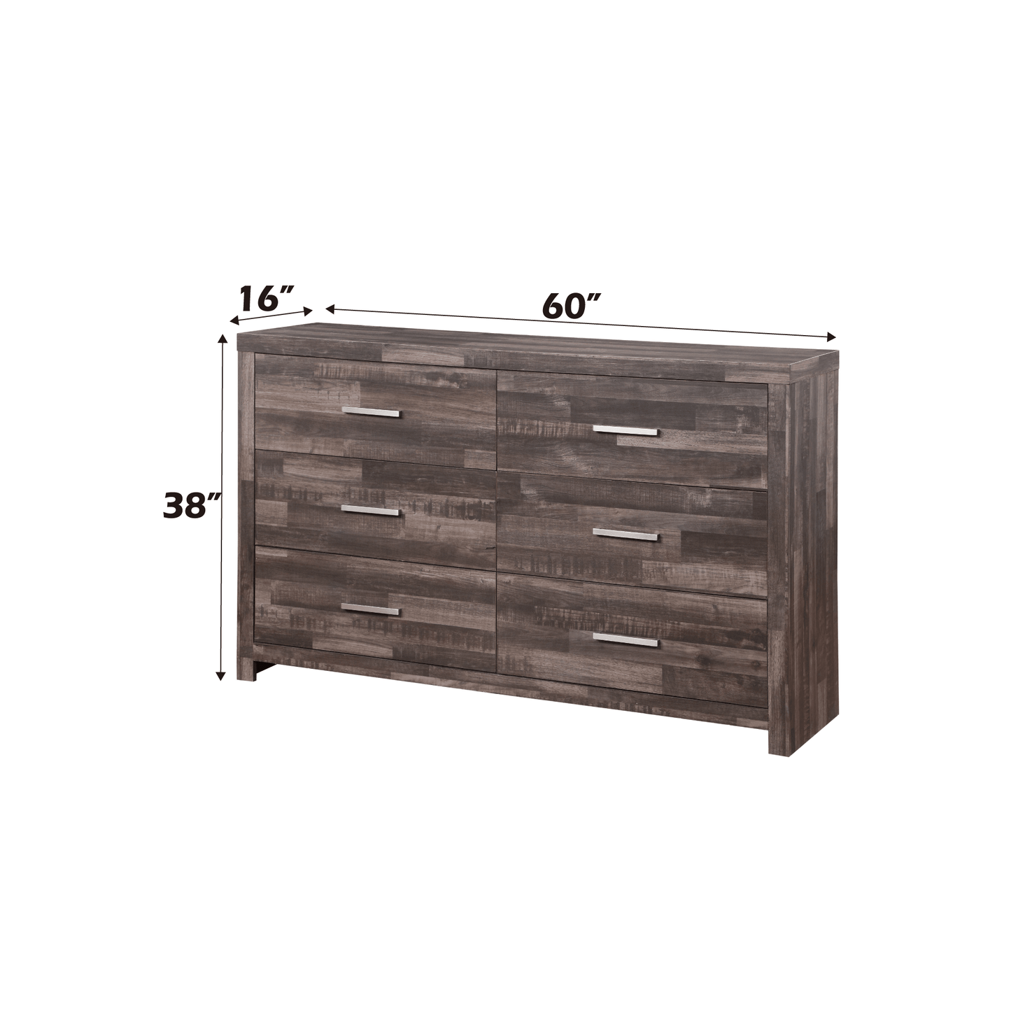 Juniper Dark Cherry Finish Dresser - 1st Choice Furniture Direct