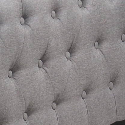 Justice Smoke Gray Fabric Daybed W/Trundle (Twin) - 1st Choice Furniture Direct