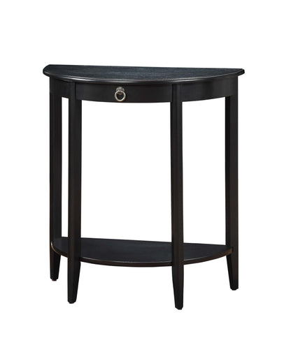 Justino II Black Finish Console Table - 1st Choice Furniture Direct
