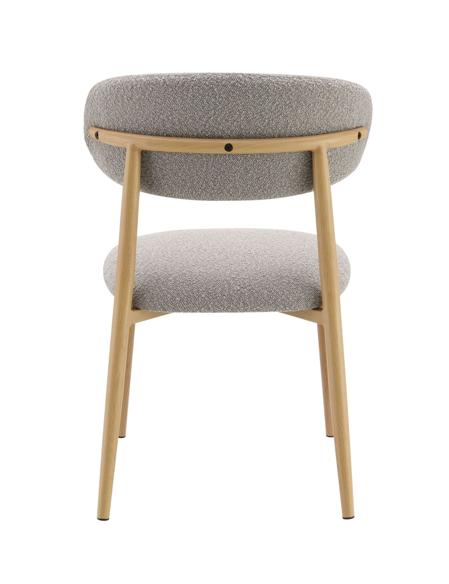 Kacey Gray Boucle Finish Side Chair (Set of 2) - 1st Choice Furniture Direct