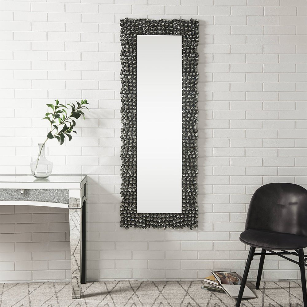 Kachina Mirrored & Faux Gems Accent Mirror - 1st Choice Furniture Direct