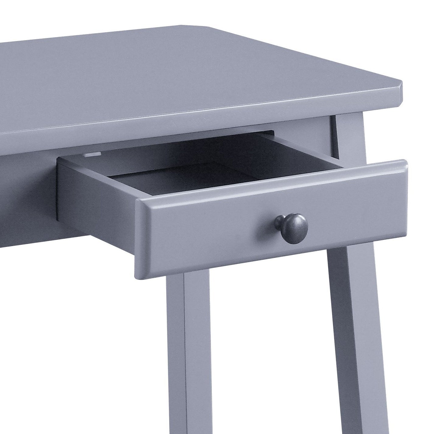 Kaife Gray Accent Table with Display and Utility Function - 1st Choice Furniture Direct