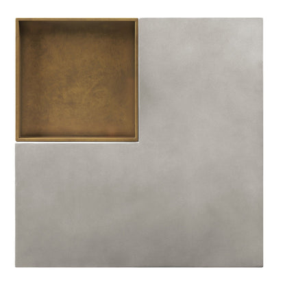Kailano Weathered Gray Finish Coffee Table - 1st Choice Furniture Direct