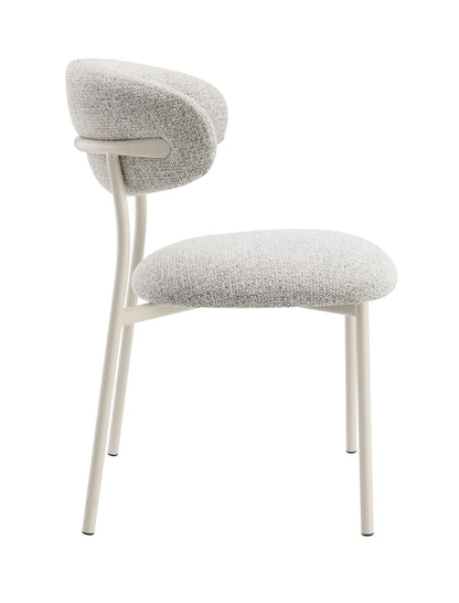 Kalam Light Gray Fabric Finish Side Chair (Set of 2) - 1st Choice Furniture Direct