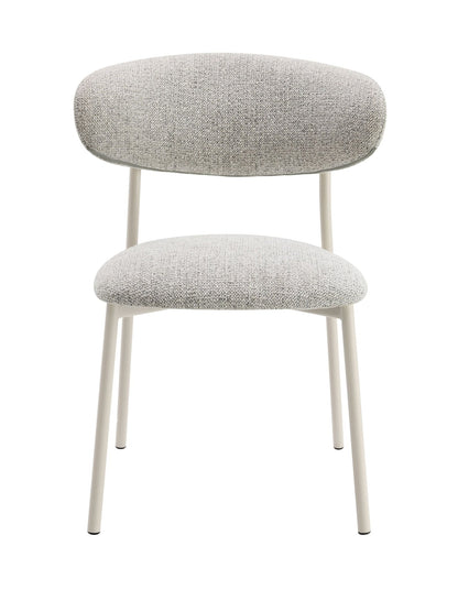 Kalam Light Gray Fabric Finish Side Chair (Set of 2) - 1st Choice Furniture Direct
