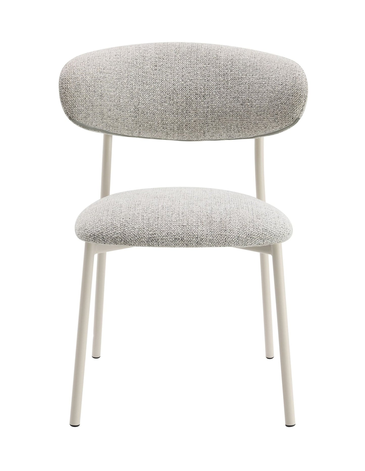 Kalam Light Gray Fabric Finish Side Chair (Set of 2) - 1st Choice Furniture Direct