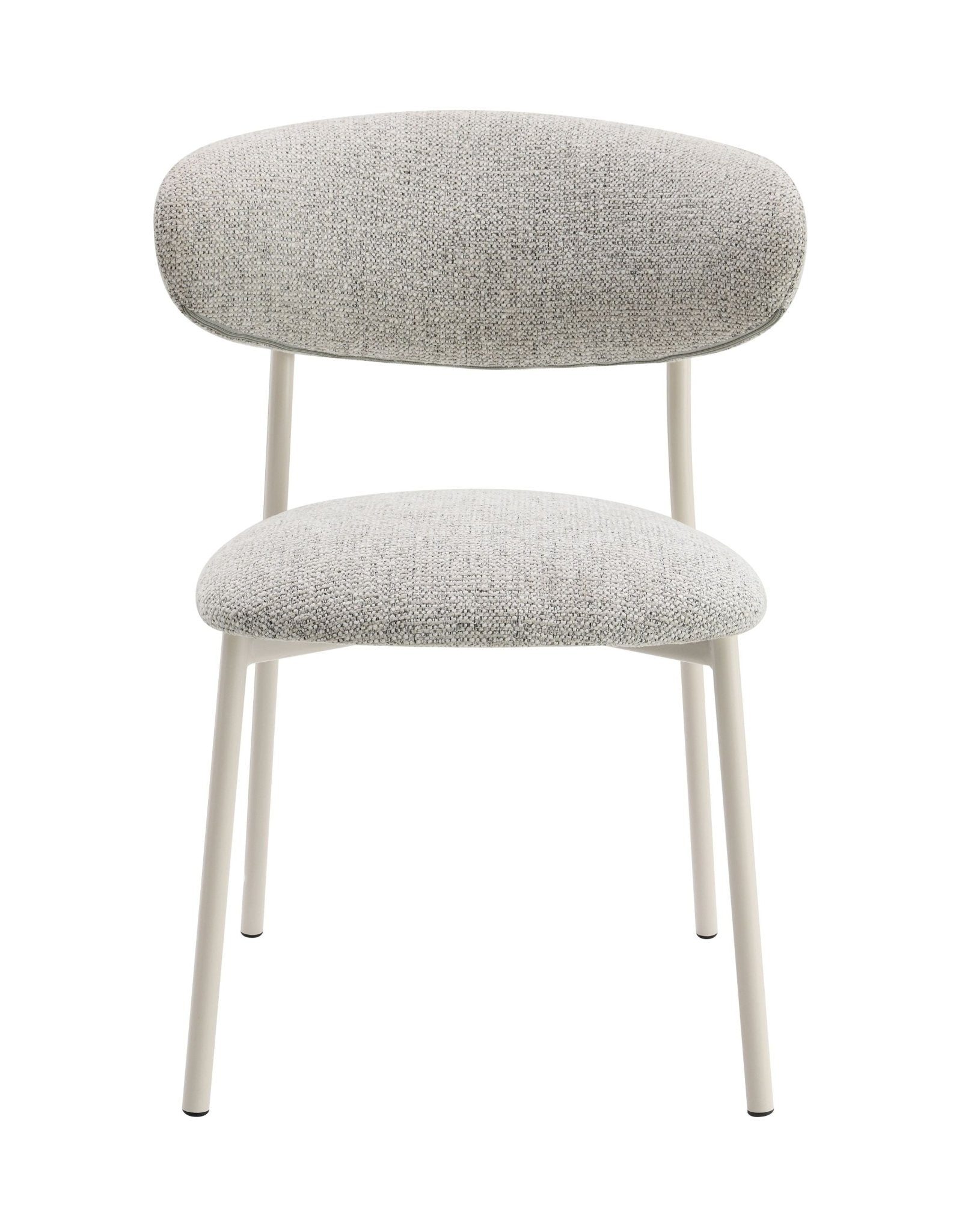 Kalam Light Gray Fabric Finish Side Chair (Set of 2) - 1st Choice Furniture Direct