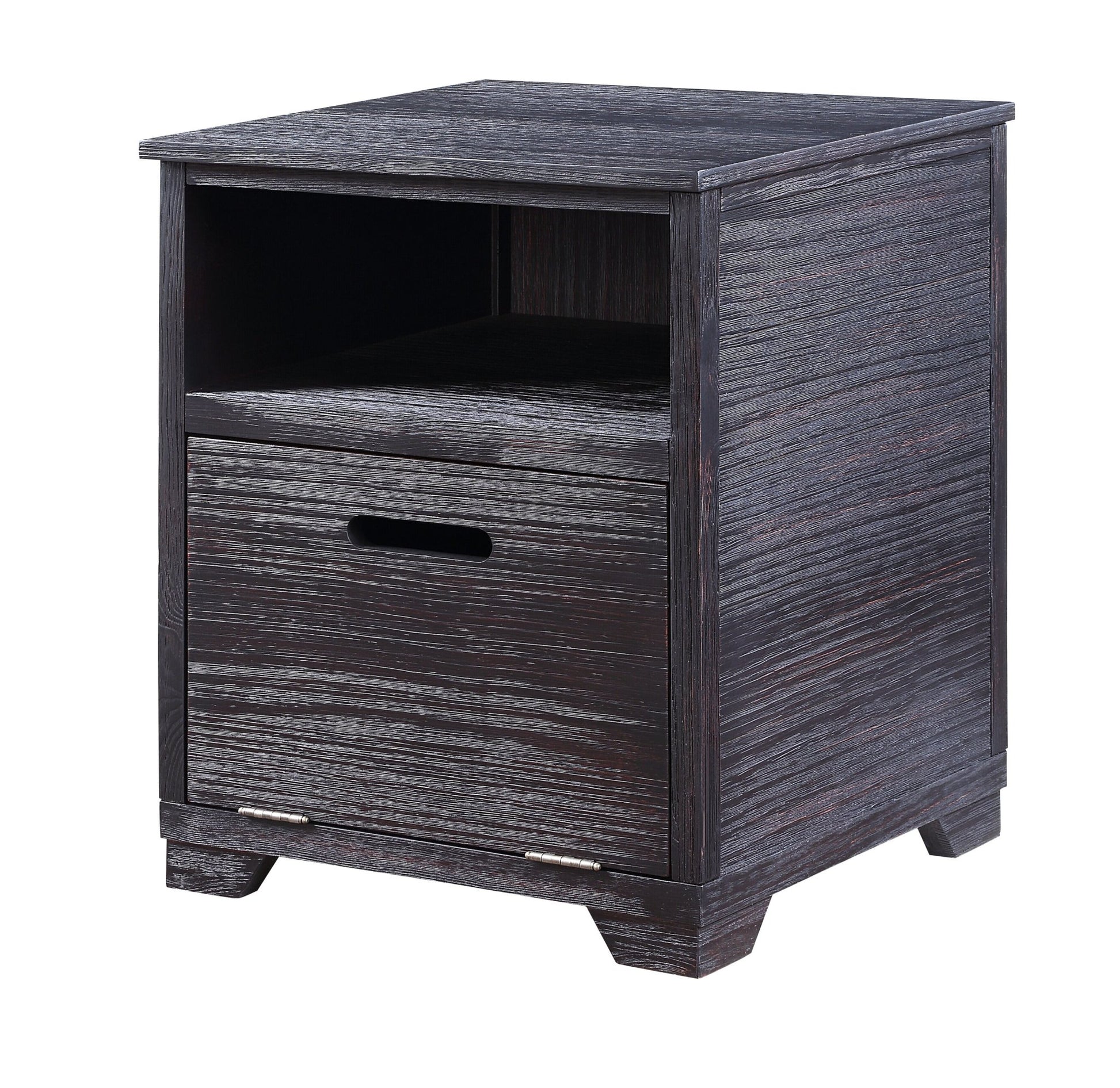 Kamilia Antique Black Finish End Table - 1st Choice Furniture Direct
