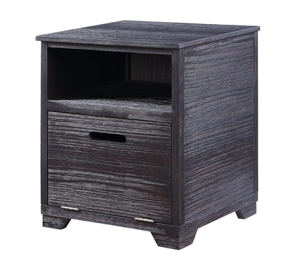 Kamilia Antique Black Finish End Table - 1st Choice Furniture Direct